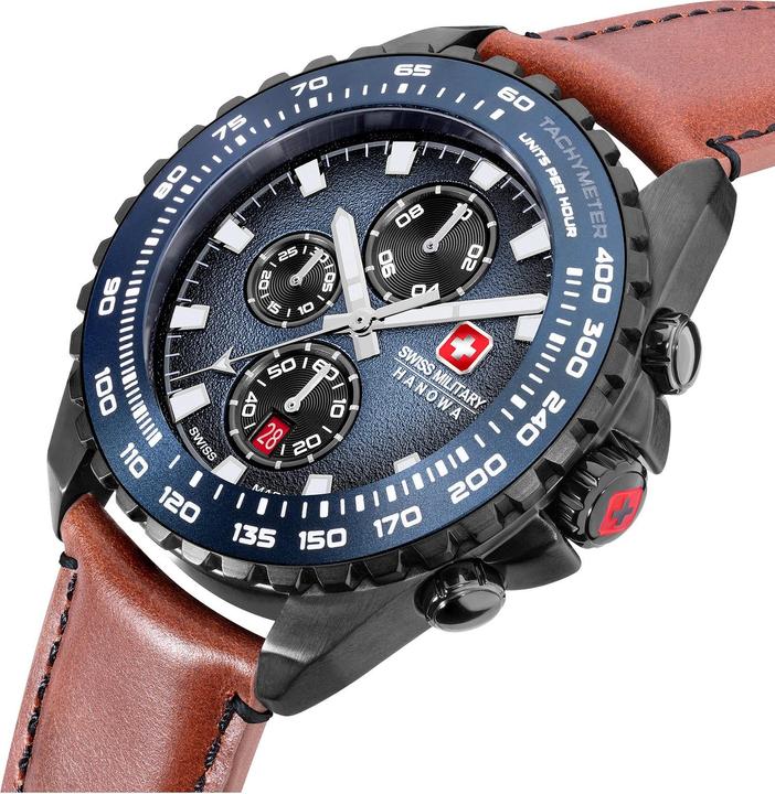 Produktbild Swiss Military Hanowa Herrenuhr (Chronograph, 45 mm)