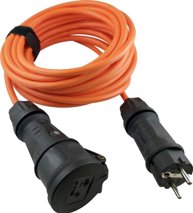 Actual product image HAWA R7033 Power extension cable 16 A orange 20.00 m (20 m, CEE 7/3)