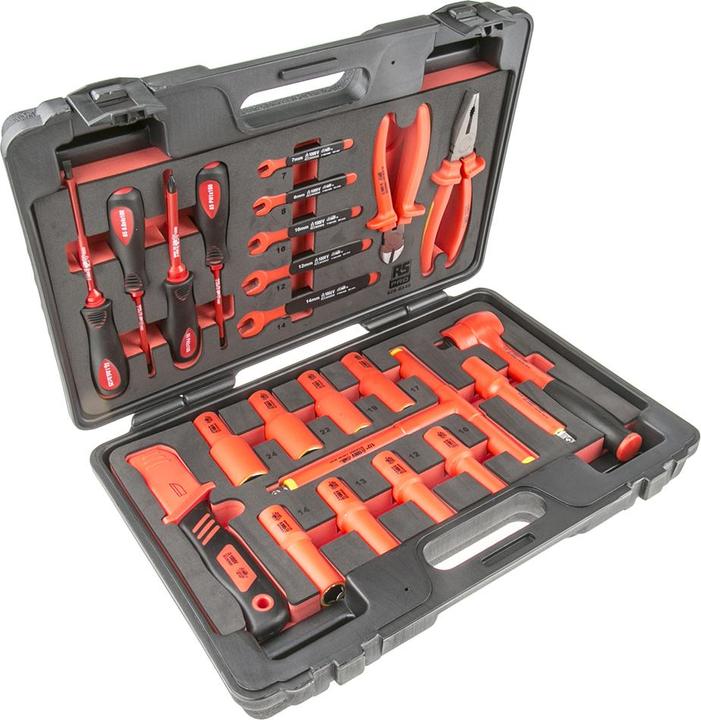 Actual product image RS PRO 24pc insulated VDE tool set (23 pieces)
