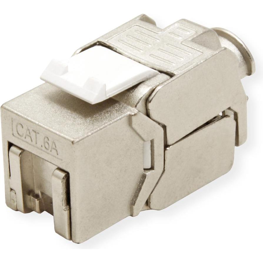 Value Kat.6A Keystone, RJ-45, geschirmt, werkzeuglos (Keystone Modul), Netzwerk Zubehör