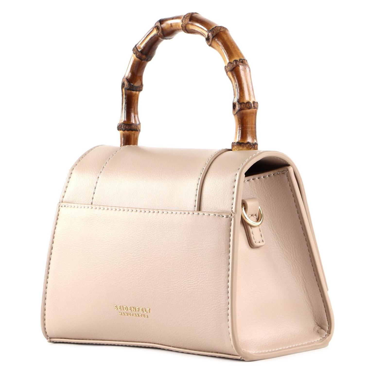 Seidenfelt, Damen, Handtasche, Sorken Handbag, Gold, Beige