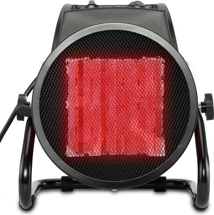 Produktbild Grafner Elektroheizer Heizlüfter Bauheizer 3000 Watt Heizstrahler EH10934 (3000 W)