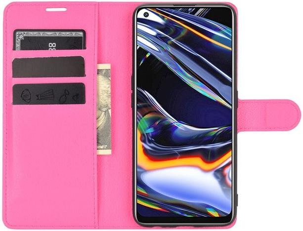Actual product image MU Classic Litchi Leather Bookcover Series (Realme 7 Pro)