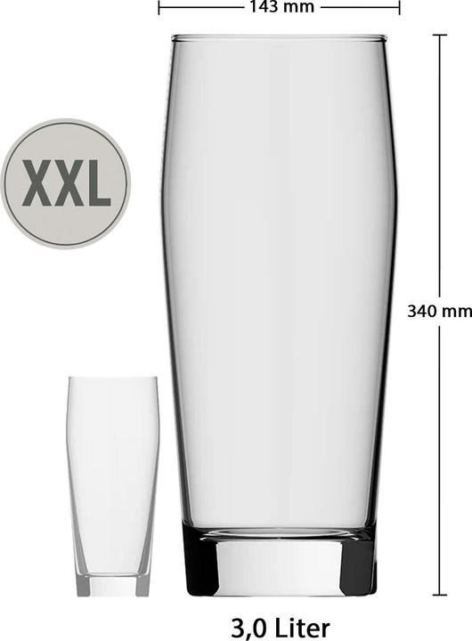 Rastal Ranft Willi Becher Riesen-Bierglas (1x)