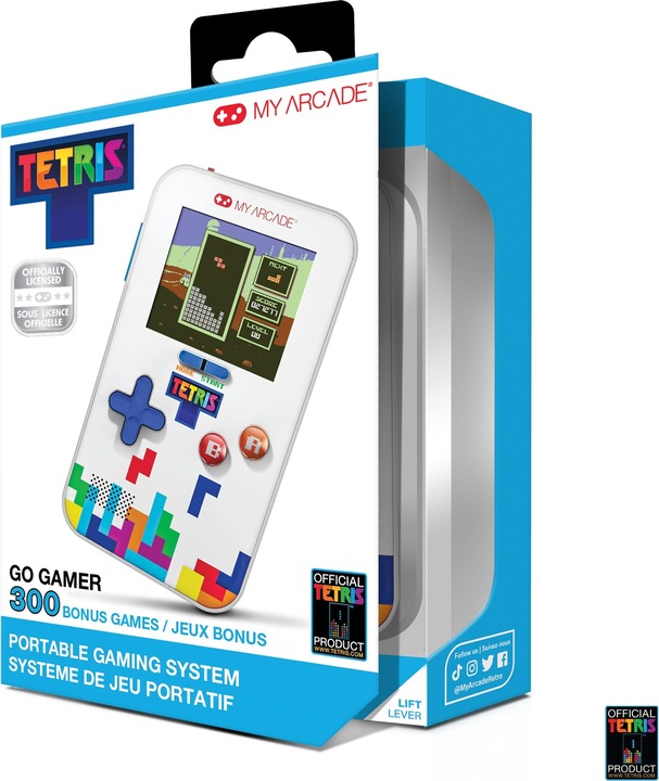 Produktbild MyArcade My Arcade DGUNL-7029 Tetris Go Gamer Classic Handheld Portable Video Game System (301 GAMES IN 1)