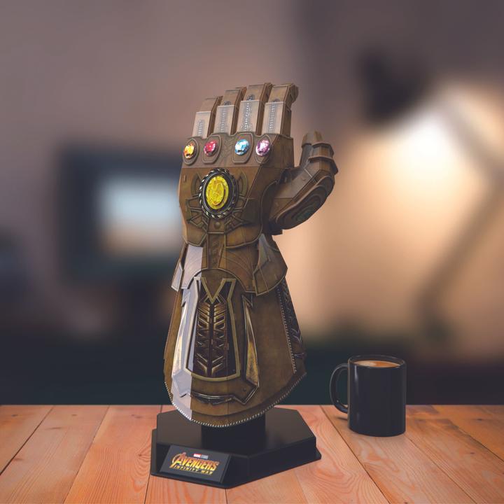 Actual product image Spin Master 4D BUILD - Puzzle 3D MARVEL - Maquette Avengers 142 Pièces - Gant de l'Infini Thanos Saga - Puzzle A (142 pieces)