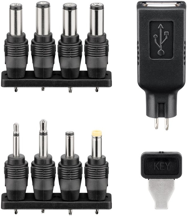 Produktbild Goobay 3 V - 12 V Universal-Netzteil 1.5A
