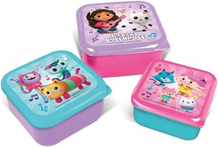 Stor 3 Pcs. Snack Boxes Set - Gabby's Dollhouse