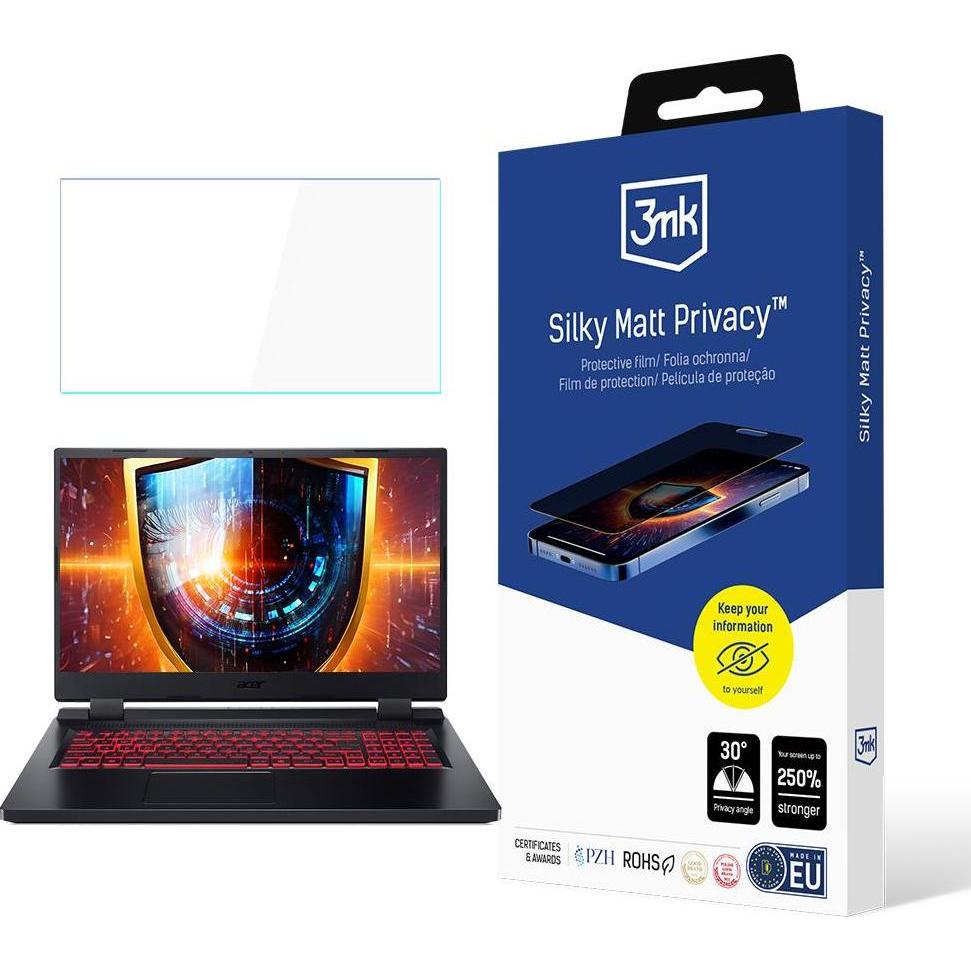 3MK Acer Nitro 5 17,3" - up to 19" Privacy 2-way (without glue) (17.30"), Pellicola protettiva per notebook