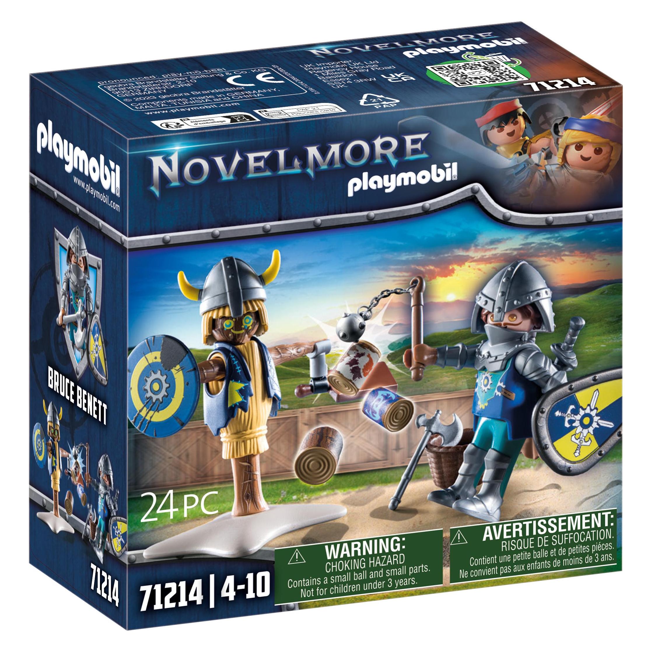 PLAYMOBIL Sports Entraînement Fitness 71806 - Jouet Enfants Dès 4 Ans Avec Vélo, Haltères Et Figurines