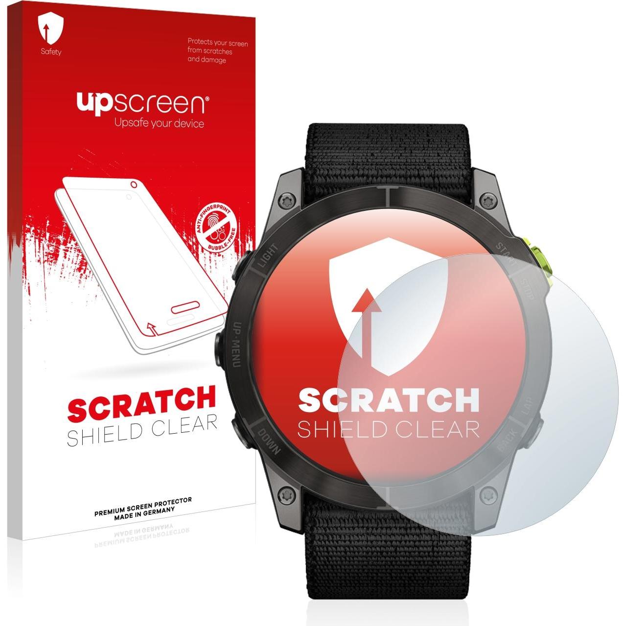 upscreen Scratch Shield Displayschutz, Smartwatch Schutzfolie, Transparent