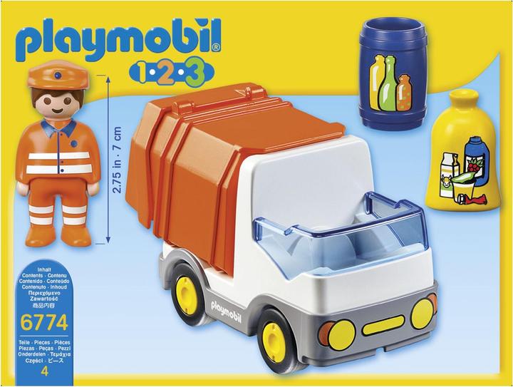 Immagine prodotto Playmobil Camion della spazzatura (6774, Playmobil 1.2.3)