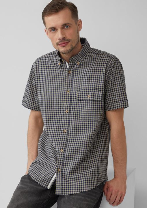 Immagine prodotto s.Oliver Hemd Regular Fit: Kariertes Hemd aus Baumwolle mit Button-Down-Kragen (L, S)