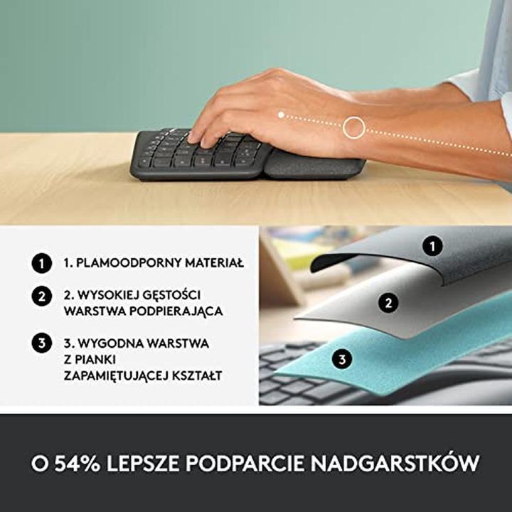 Immagine prodotto Logitech Ergo K860 Split (Ing. Int., Senza fili)