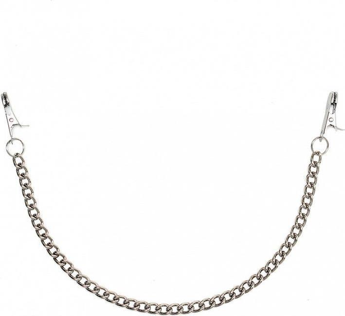 Actual product image Rimba Bondage Play Nipple Clamps With Chain