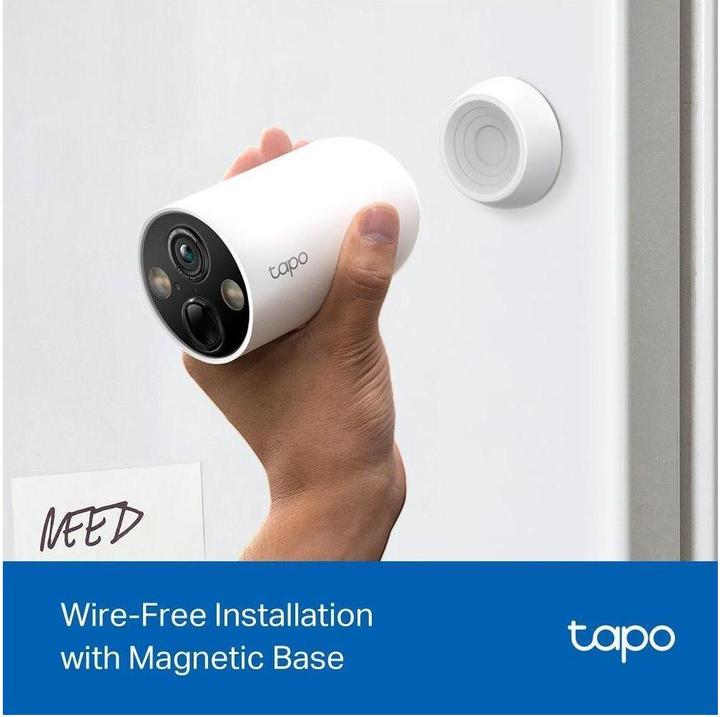 Produktbild TP-Link TAPO C425(4-PACK) -, Aussen-IP-Kamera, 4MP, 2.1mm, WiFi, Batterie (2560 x 1440 Pixels)