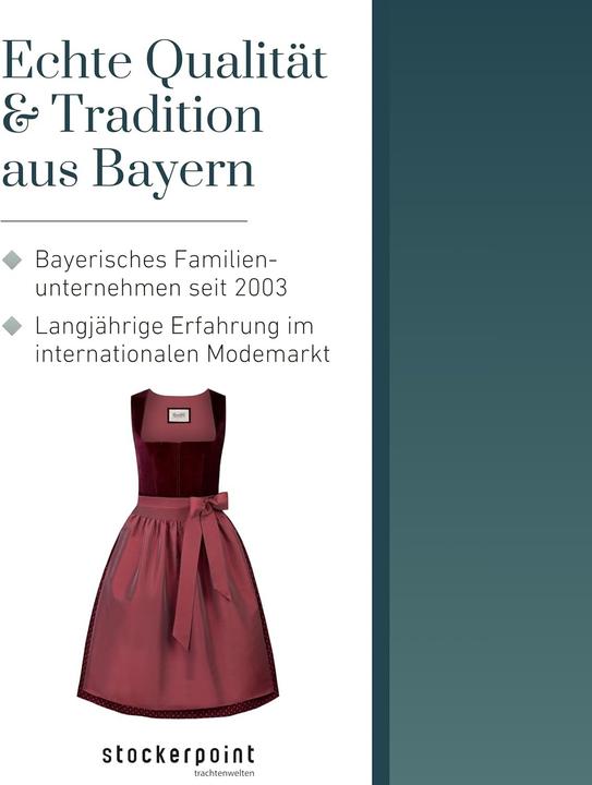 Image du produit Stockerpoint Dirndl Aurora, bordeaux, 38 (38)