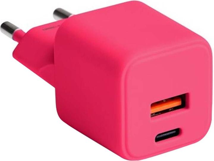 Actual product image Forever COLORUM wall charger USB-A + USB-C PD 30W CLS30-AC-02 xMagenta (30 W, 2 ports)