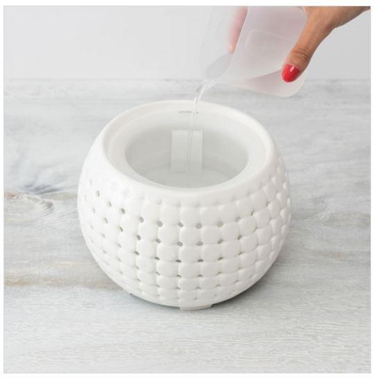 Actual product image Homedics ARM-910WT-WW Gather Ultrasonic Essential Oil Diffuser