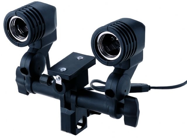 Produktbild Studioking Universelle E27 Lampenhalterung mit 2 Fassungen DLE27D