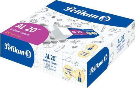 Actual product image Pelikan CF20 White AL eraser x graphite eraser