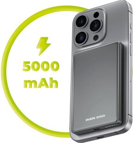 Mobile Origin Powerbank 5000mAh 3in1 Metal Slim PowerBank PB4 (5000 mAh)