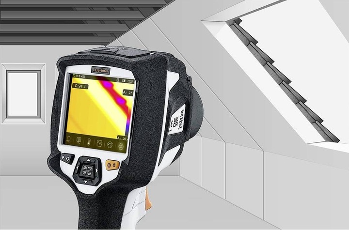 Actual product image Laserliner ThermoCamera HighSense thermal imaging camera -20 to +650°C 160 x 120 pixels 9Hz