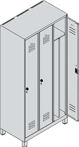 Actual product image C+P Classic PLUS locker (90 cm, 195 cm)