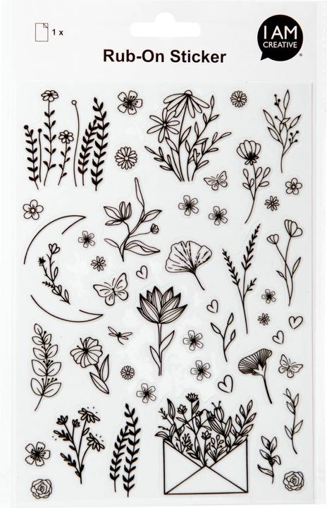 Nährwerte und Zutaten I Am Creative Rub on Sticker A5 (1 Sticker)