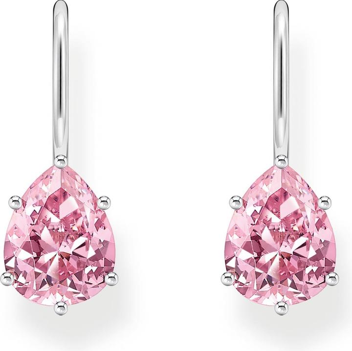 Immagine prodotto Thomas Sabo Orecchini con gocce di zirconi rosa in argento (Argento 925)