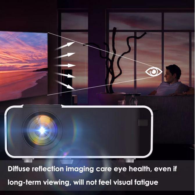 Produktbild PhoneLook High Definition LED Projektor Full HD 1080p Beamer Wifi (Full HD)