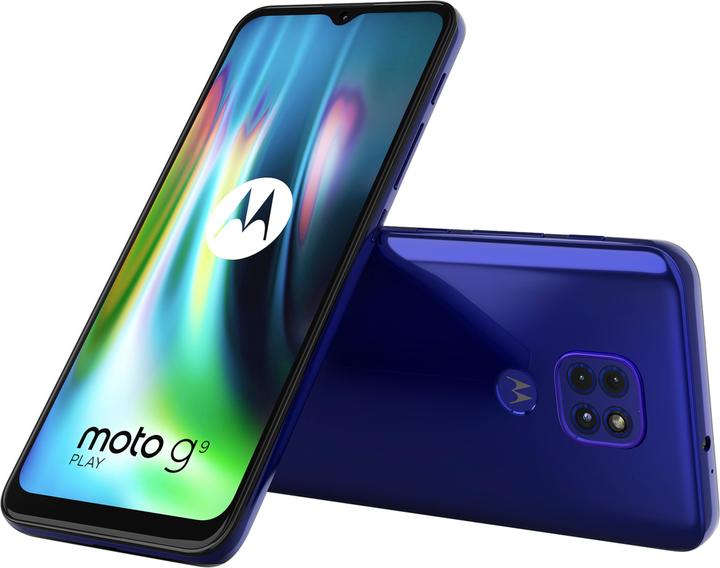 Productafbeelding Motorola Moto G9 Play (64 GB, Saffierblauw, 6.50", Dubbele SIM, 4G)