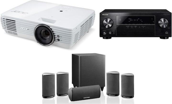 Produktbild Acer H7850 im Bundle mit Receiver + Heimkinoanlage
