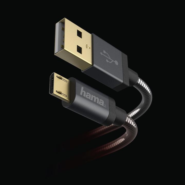 Produktbild Hama USB A – USB Micro-B (1.50 m, USB 2.0)