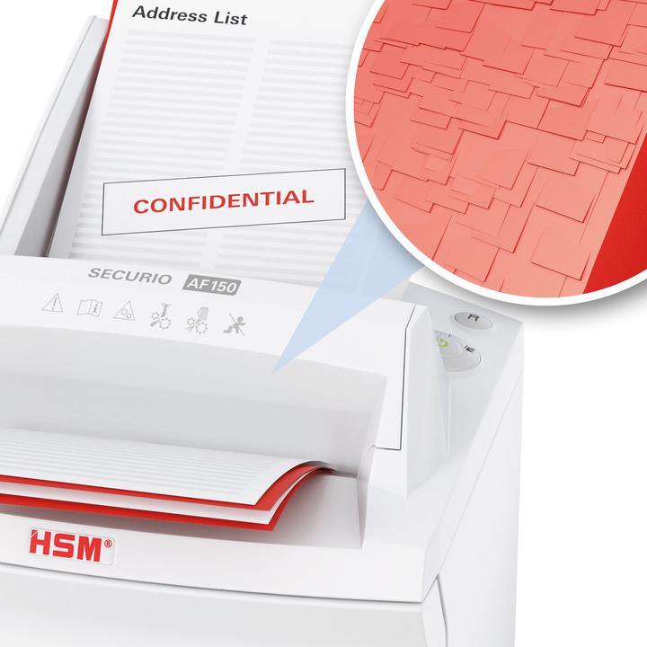 Actual product image HSM Shredder SECURIO AF 2083111 AF150 4,5x30mm (Particle cut)