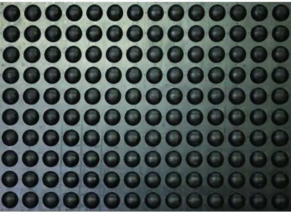 Image du produit Miltex Tapis anti-fatigue YOGA DOME, noir à picots (1200 x 900 mm)