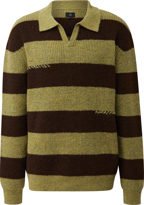 Produktbild s.Oliver Strickpullover Pullover mit Blockstreifen (XXL)