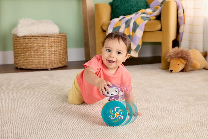 Image du produit Fisher-Price Crawl & Go Monkey (Allemand, Anglais, Danois, Espagnol, Finlandais, Français, Grec, Hongrois, Italien, Néerlandais, Norvégien, Polonais, Portugais, Russe, Slovaque, Suédois, Tchèque, Turc)