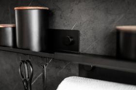 Actual product image Wenko Storage Jar Mio black (0.50 l)