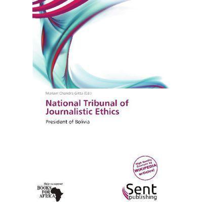 National Tribunal of Journalistic Ethics, Fachbücher