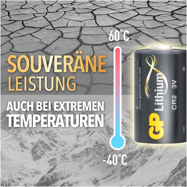 Image du produit GP Batteries Piles (1 pcs, CR2, 750 mAh)