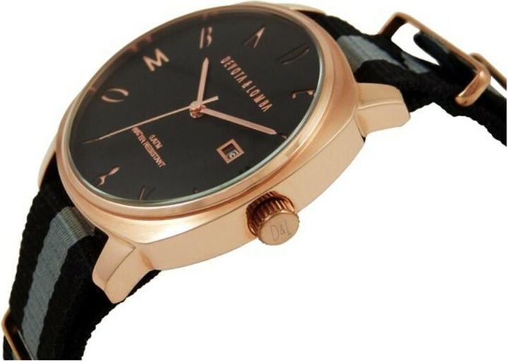 Actual product image Devota & Lomba Men's watch DL008MSPBK-GR-03BLACK (Ø 42 mm) (42 mm)