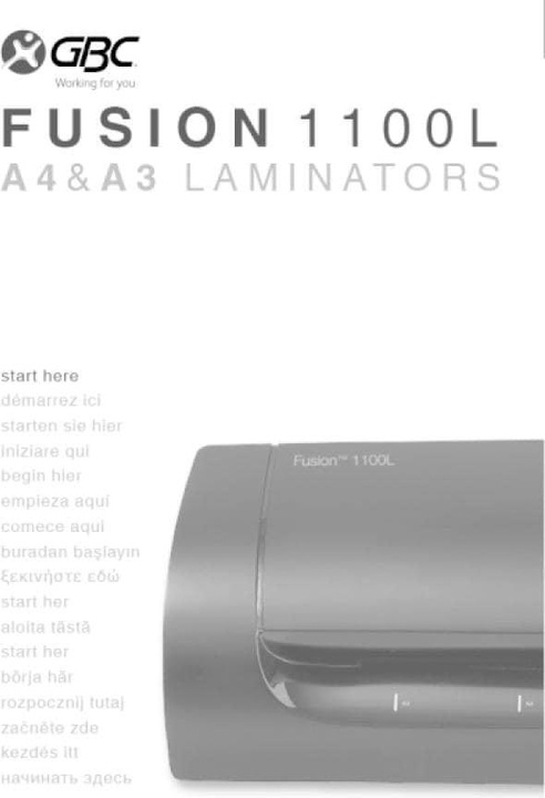 Actual product image GBC Fusion 1100L (75 - 125 µm, A3)