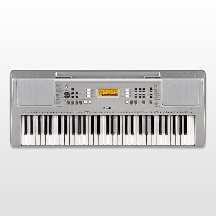 Produktbild Yamaha Keyboard YPT-360 Silber inkl. (61 Tasten)