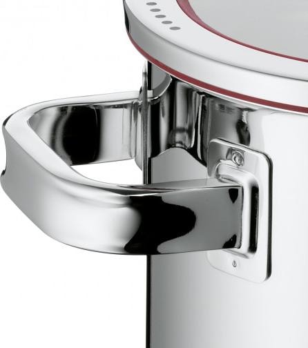 Produktbild WMF Kochtopf Bratentopf Induktion 20cm Glasdeckel 2,5l Function4 Edelstahl (20 cm, Bräter + Schmortopf, Edelstahl)