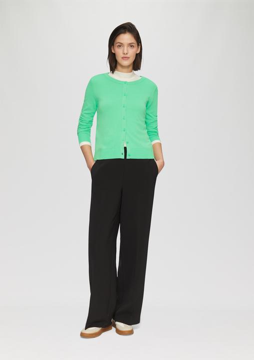 Actual product image S.Oliver Strickjacke Rundhals-Strickjacke mit Knopfleiste (44)