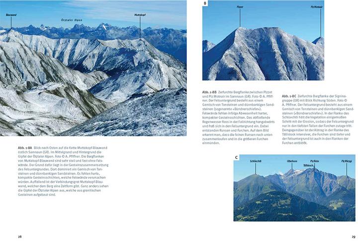 Actual product image Landschaften und Geologie der Schweiz (German, Andreas Baumeler, O. Adrian Pfiffner, 2024)