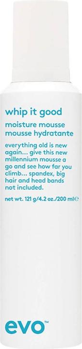 Evo Whip It Good Moisture Mousse Hair Styling Mousse Light Hold (Schaumfestiger, 200 ml)