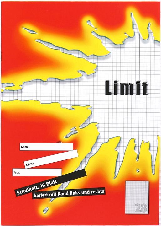 Immagine prodotto Limit Quaderno A4 a 2 scomparti con cucitura a sella (A4, Quadretti, Copertina rigida)
