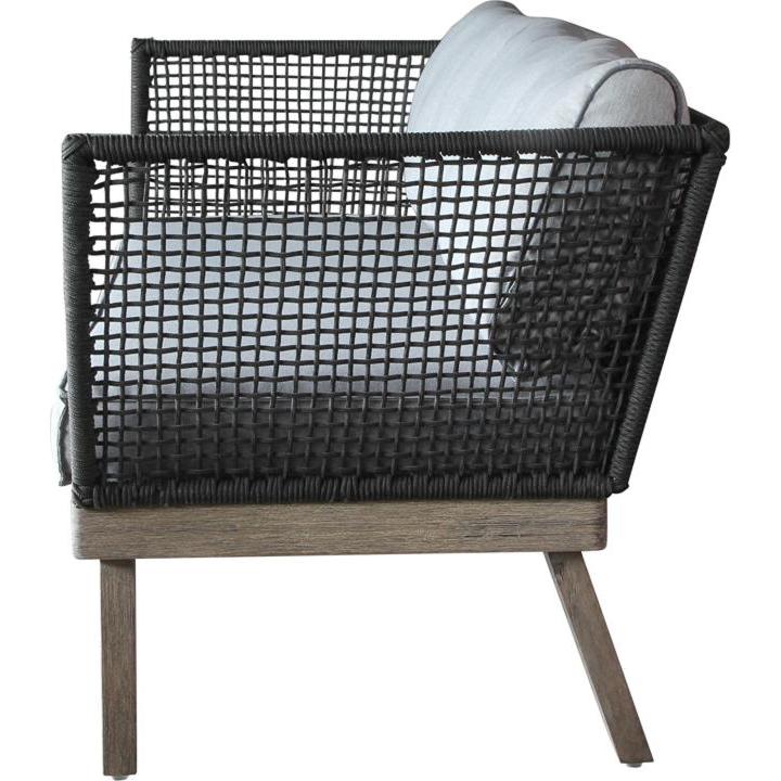 Thumbnail - Jet-Line, Gartenlounge, Gartenset 'Cuba' in anthrazit, 1x Tisch + 2x Stuhl